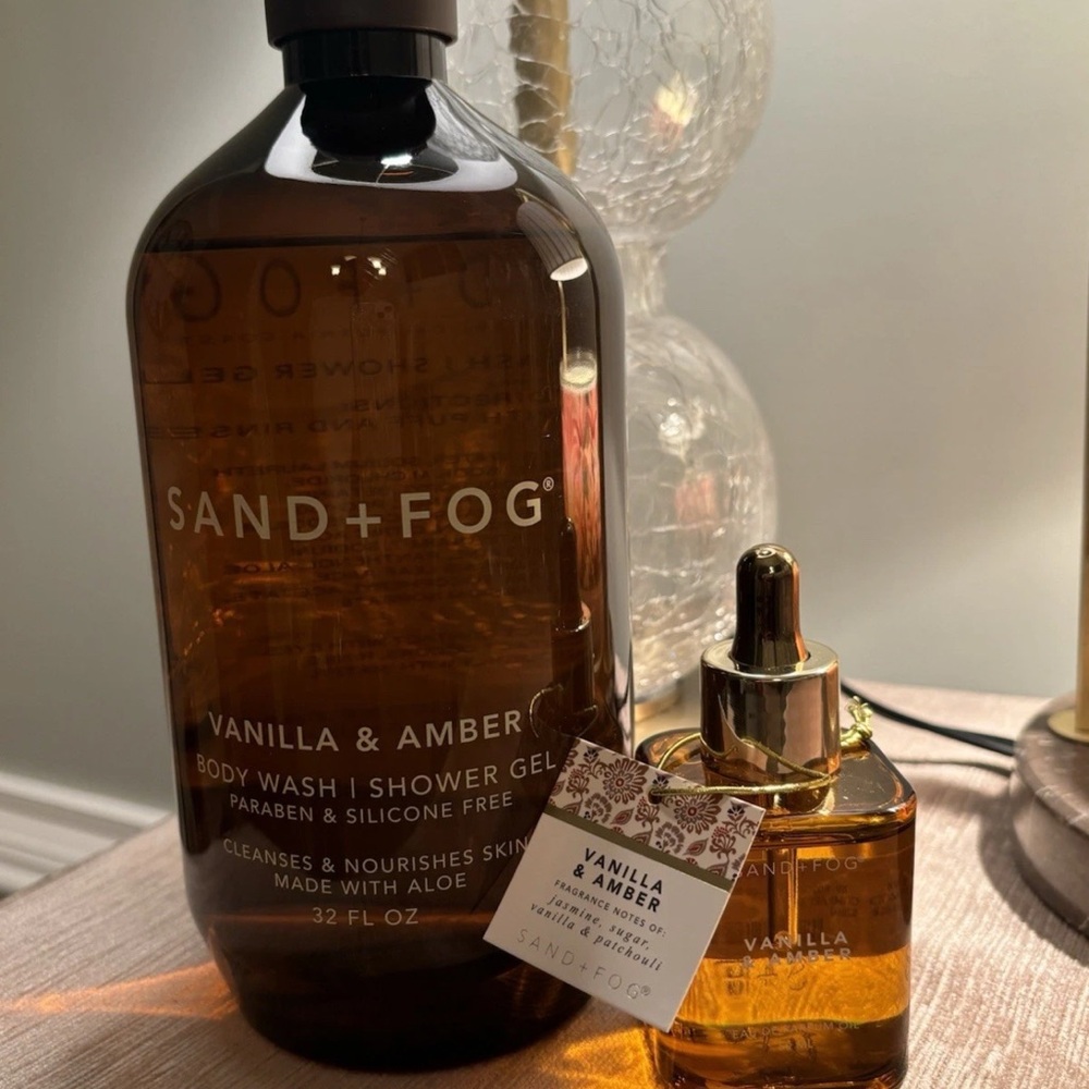 SAND + FOG Amber Body Wash and Oil Set